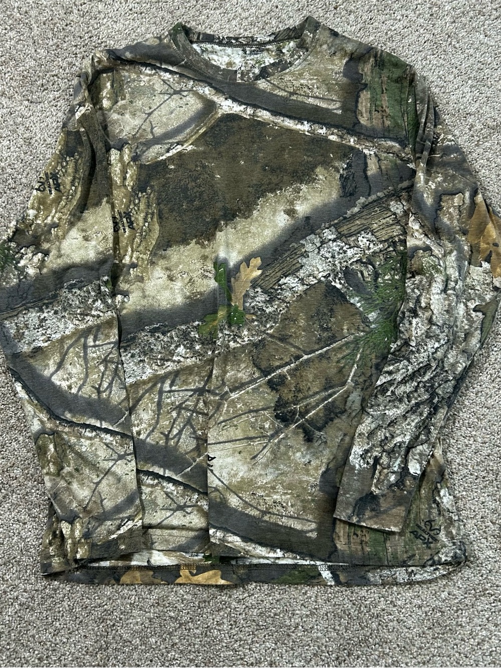 Realtree Men's Long-Sleeve Camouflage Shirt - Green, Brown, Black